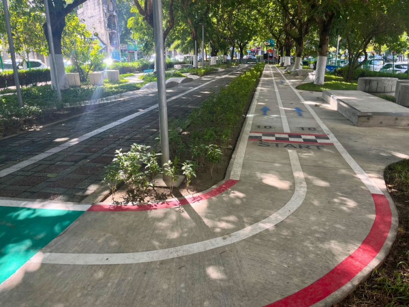 活化橋下空間、點亮綠園道  台中再添2處親子滑板好去處