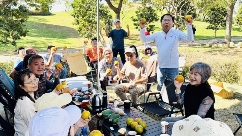 民進黨市議員謝志忠籲全面改善后里車泊公園  同時行銷后里炒麵豬血湯與豐原的橘子