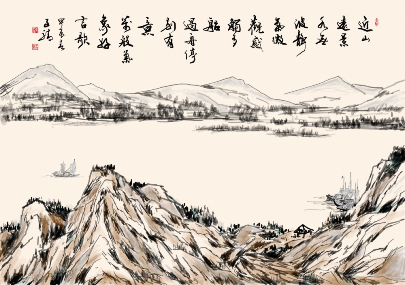 筆墨大師張炳煌e筆作品展   12/24竹縣美術館登場