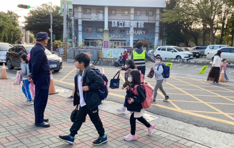 學童安全優先　北港分局加密校園周邊警力