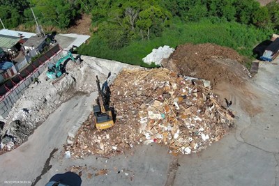 台中檢警環淨土專案擴大威力掃蕩聯手查獲非法清理營建廢棄物犯罪產業鏈