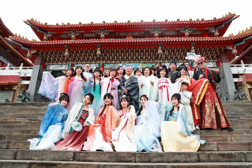 結合漢服推廣宗教文化觀光  台灣寺廟文化藝術節文武廟熱鬧登場