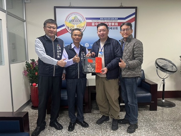 守護婦幼安全不遺餘力！霧峰分局家防官林政毅榮獲警政署績優表揚