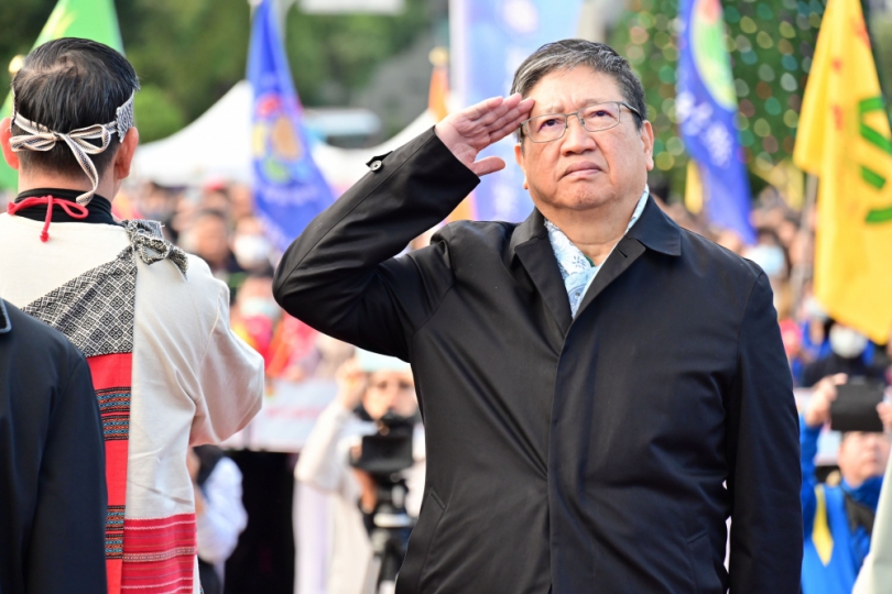 第八次主持元旦升旗   楊文科感謝鄉親支持縣政工作