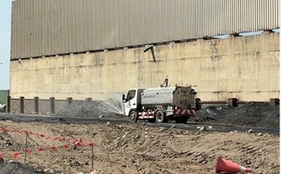 守護空氣品質中市環保局嚴查工地揚塵