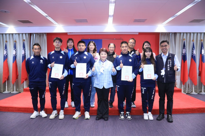 國際全國雙制霸！台中健兒勇奪亞洲11牌、全國運53金   市長盧秀燕頒獎肯定競技實力