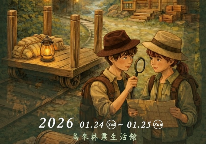 密室解謎控大福音！1/24、25快來烏來林業生活館尋找消失的神祕台車