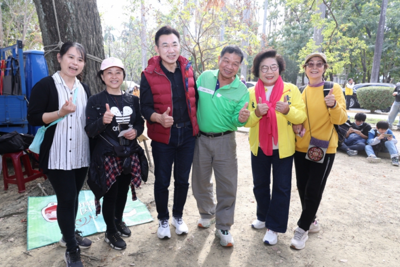 立法院中南部服務中心與獅子會攜手「2026趣味Chill新三鐵」 民主議政園區千人總動員