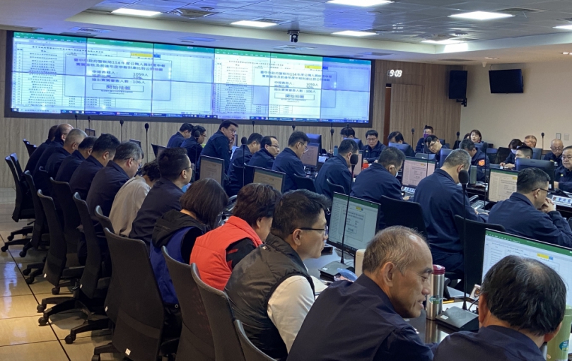 中市警局落實陽光法案   財產申報公開抽籤作業