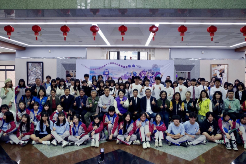 中港高中國中部第十八屆美術班畢業展「自由」精彩呈現