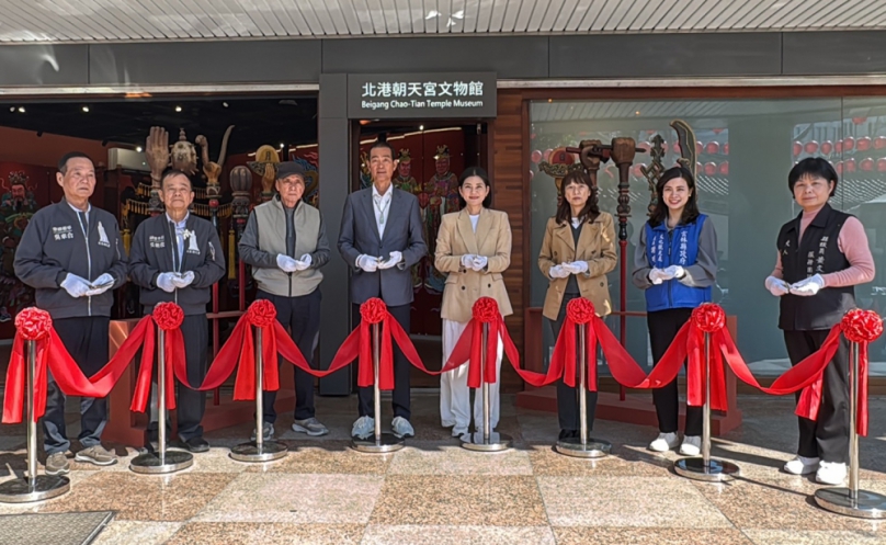 （影音）／北港朝天宮文物館再添新廳　祖媽神轎與彩繪門神首度齊展
