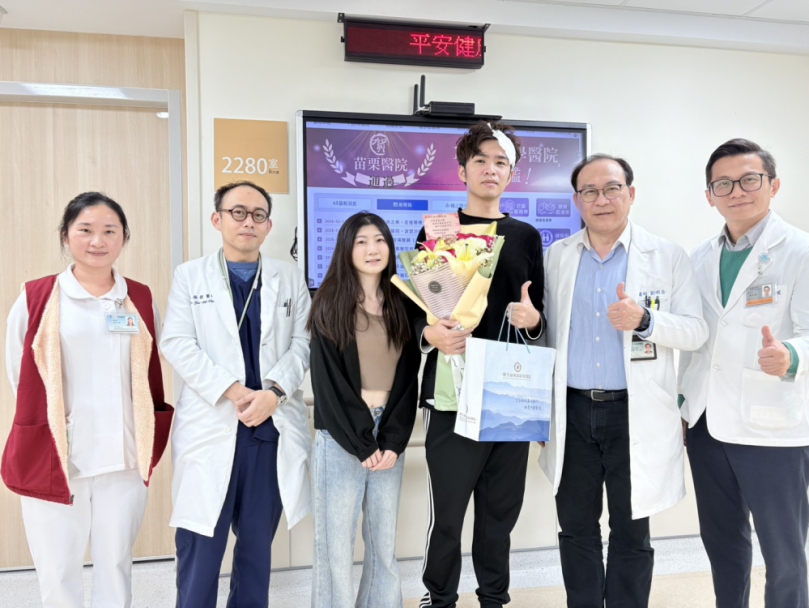 守護第一線～南苗市場遭砍傷員警恢復良好13日順利於年前出院返家