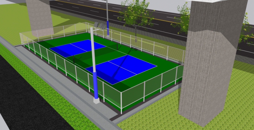 匹克球正夯！中市北區台鐵高架橋下規劃專屬球場   預計年中完工