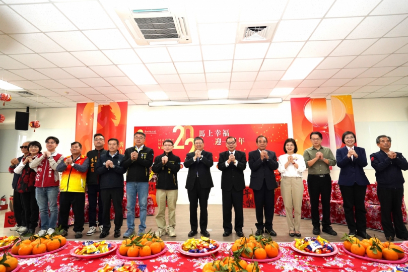 新竹縣府與議會新春團拜    楊文科：最後一年任期   全力衝刺縣政