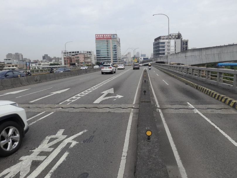 大漢橋拆除機車實體分隔島3月10日至5月31日夜間實施交管