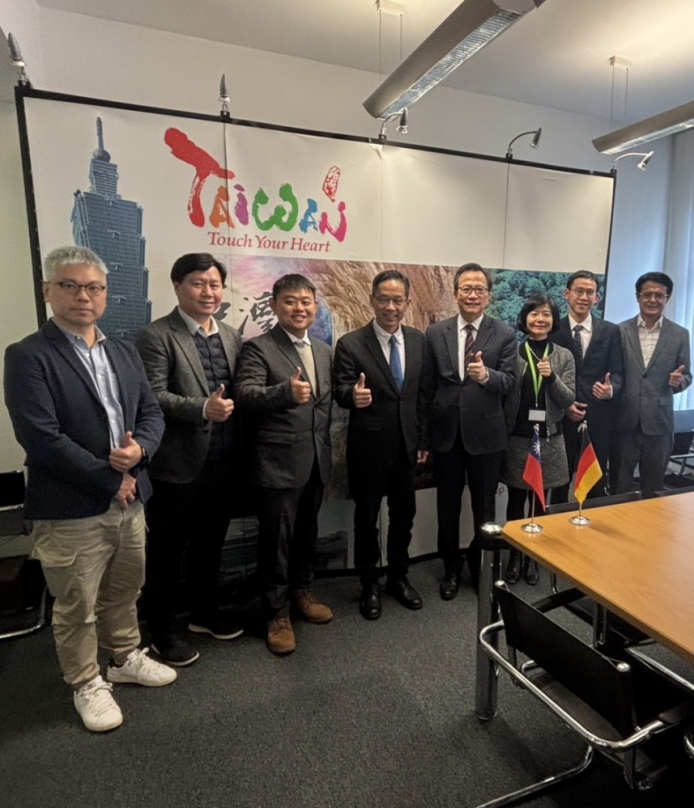 中市經發局拜會駐德代表處　盼深化台德產業合作與城市交流