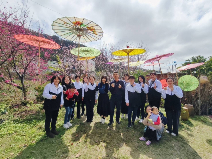 守護大甲的妳，今天被守護！大甲分局邀女性同仁賞櫻下午茶「妳們守護大甲，我們守護妳！」