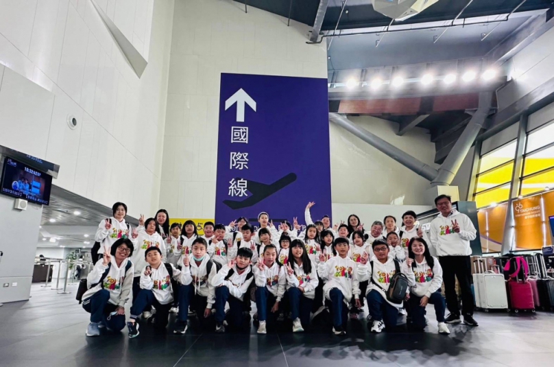 議員王立任邀請金門中正國小鼓吹隊到海線國小互訪交流