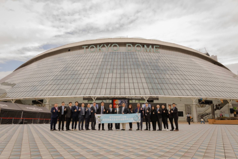 他山石可攻玉   新竹市考察東京巨蛋    「新竹小巨蛋」孵蛋踏出關鍵一步