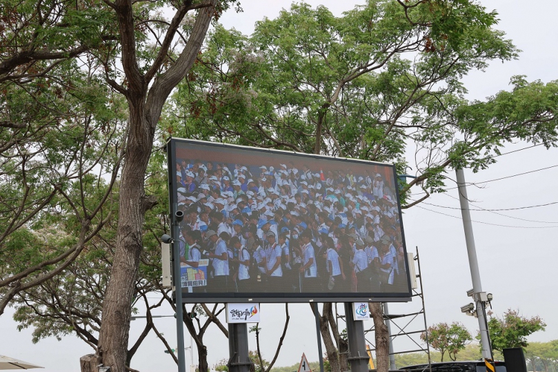 減少紙本宣傳更環保　雲林打造數位電視牆強化政策溝通