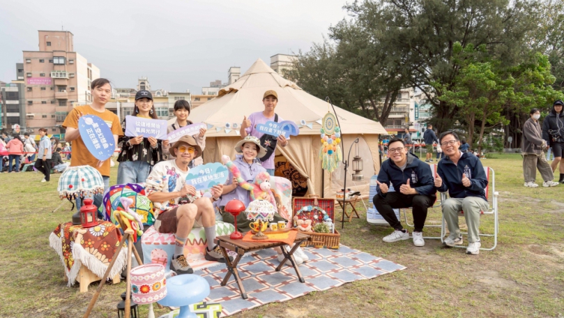 星空下   風城野營祭更顯浪漫