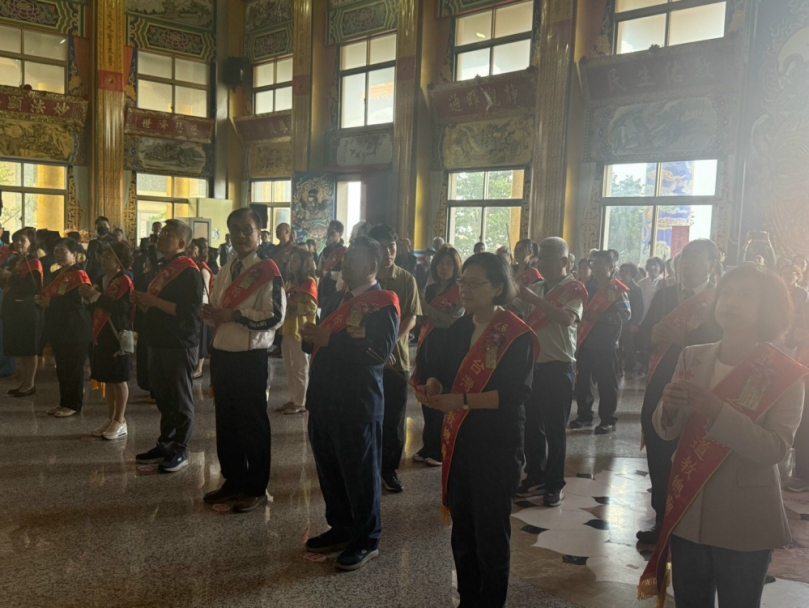 前總統蔡英文蒞臨外埔區無極三清總道院　主祭護國祈安植福息災大法會