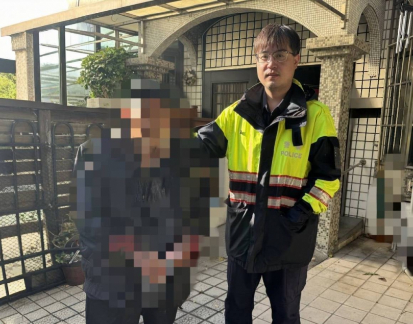 9旬老翁外出「迺街」釀驚魂   警助返家並關懷傾聽