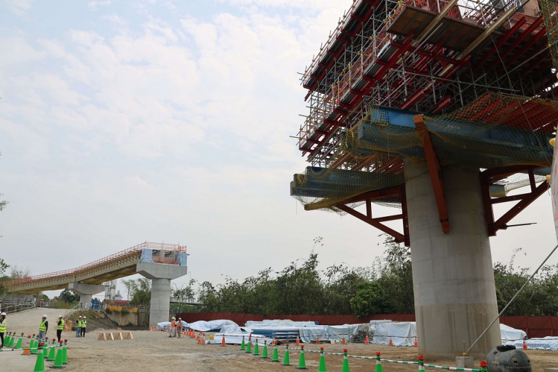 古坑交流道側車道工程進度42％　14.89億打造安全新路