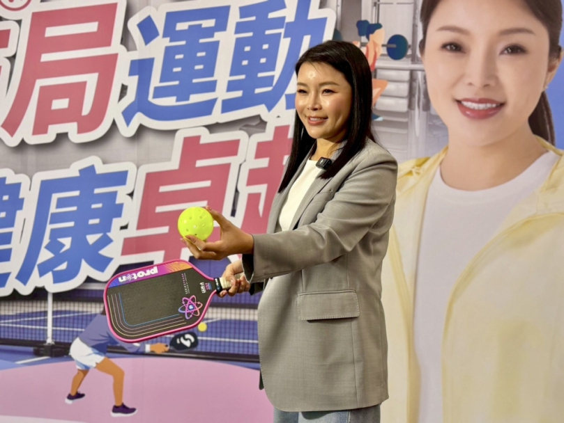 匹克球進軍雲林　張嘉郡規劃全縣運動場域三代共融