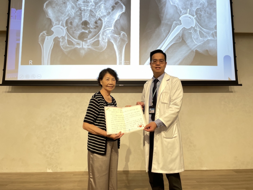 81歲婦人罹退化性髖關節炎　接受微創人工髖關節手術改善行動能力