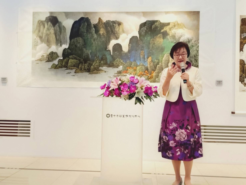 台中葫蘆墩文化中心展出劉玉美水墨創作　展期至五月三日