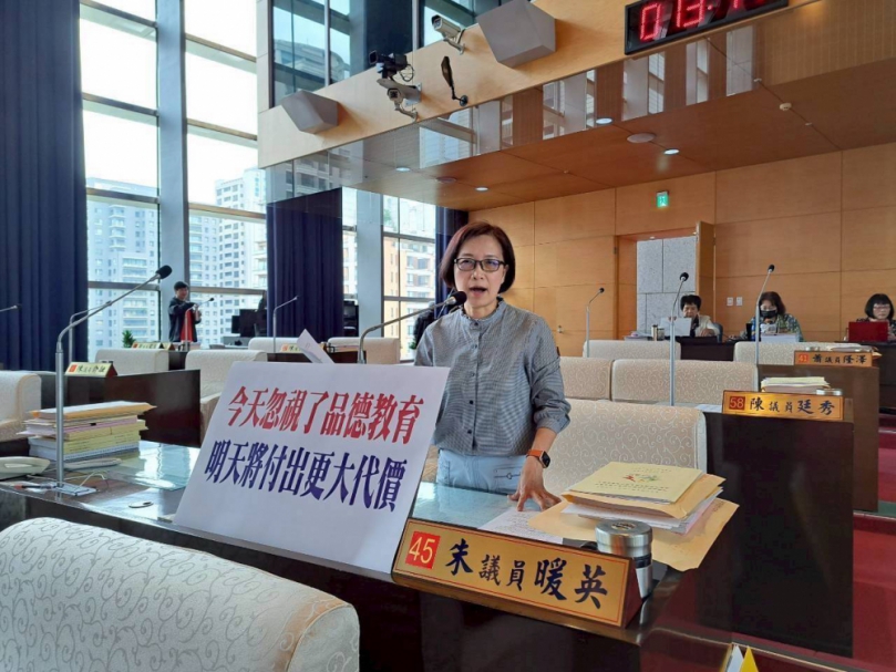 朱暖英關注品德教育資源配置 教育局回應將研議強化推動機制