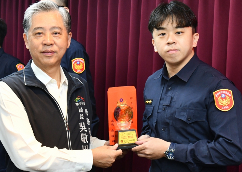 關懷弱勢提振助人形象   吳敬田公開表揚魏文彥