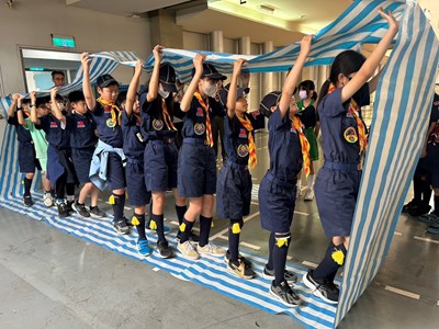 中市幼童軍聯團熱鬧登場「梧棲樂童遊」帶領學童體驗多元學習樂趣