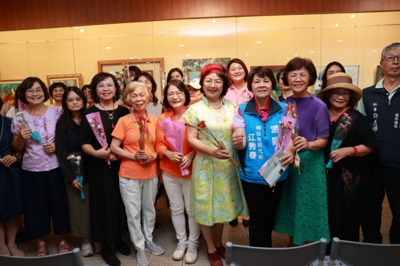 南投縣「她畫．她話」女性藝術特展開幕　61位女藝術家呈現生命多元樣貌