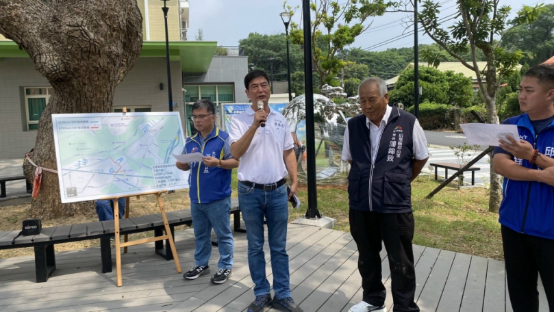 后里安眉路老舊水管頻爆裂  立委楊瓊瓔爭取3000萬元全面汰換