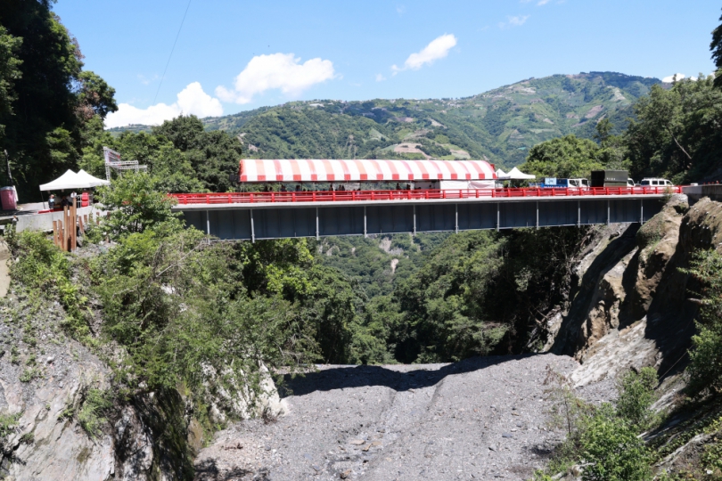 仁愛平靜橋災修完工 通車更名都達橋