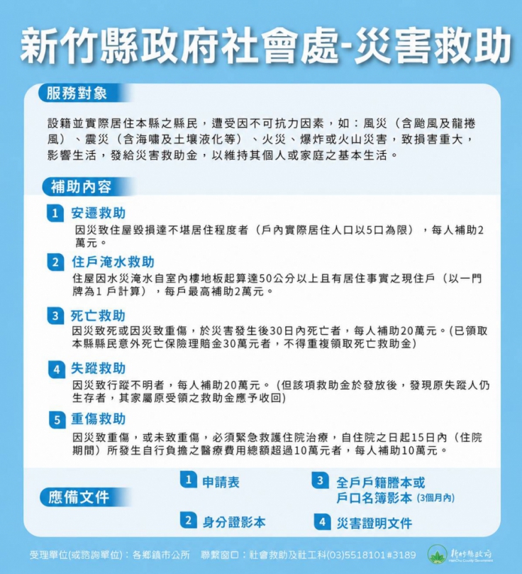 新竹縣626大水受災戶記得先拍照保存證據   淹水救助最高補助2萬元