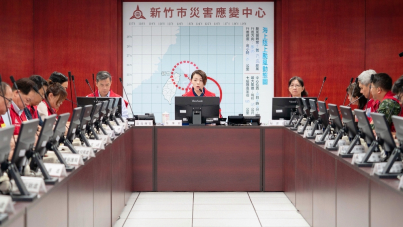 新竹市指揮應變中心一級開設   高虹安呼籲慎防10至11級強陣風及豪雨