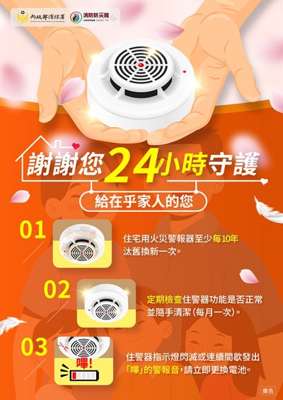 中市住警器設置率突破 99%建築物火災大幅下降7成
