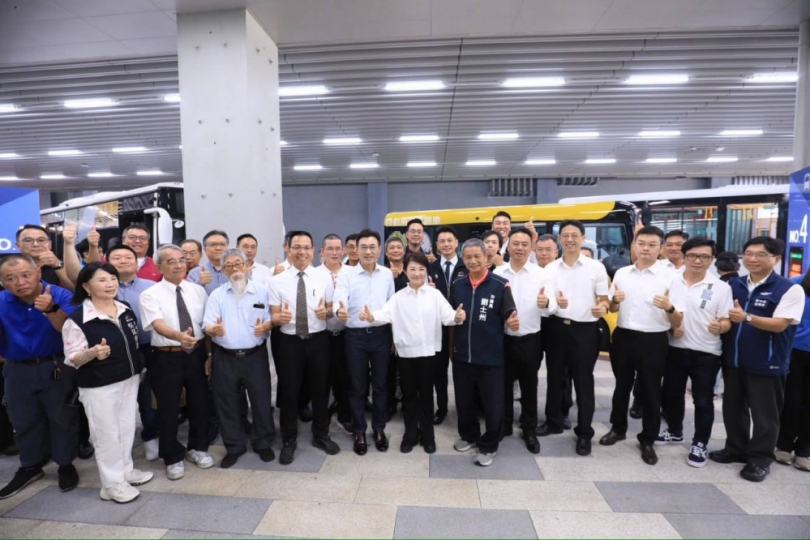 水湳轉運中心啟用!盧秀燕:打造交通任意門 完善台中四大轉運中心布局