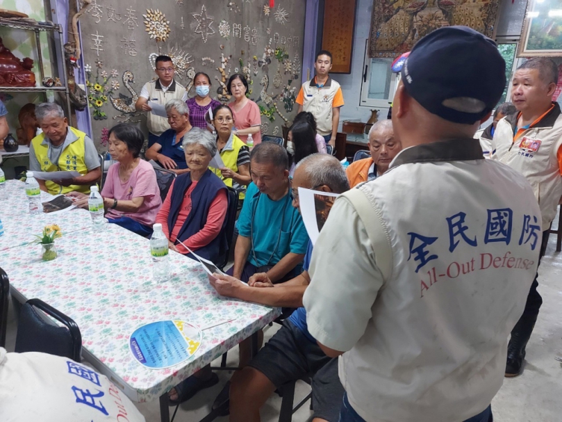 苗栗縣後輔幹部投入漢光演習　運用民間資源協力「戰略溝通」任務
