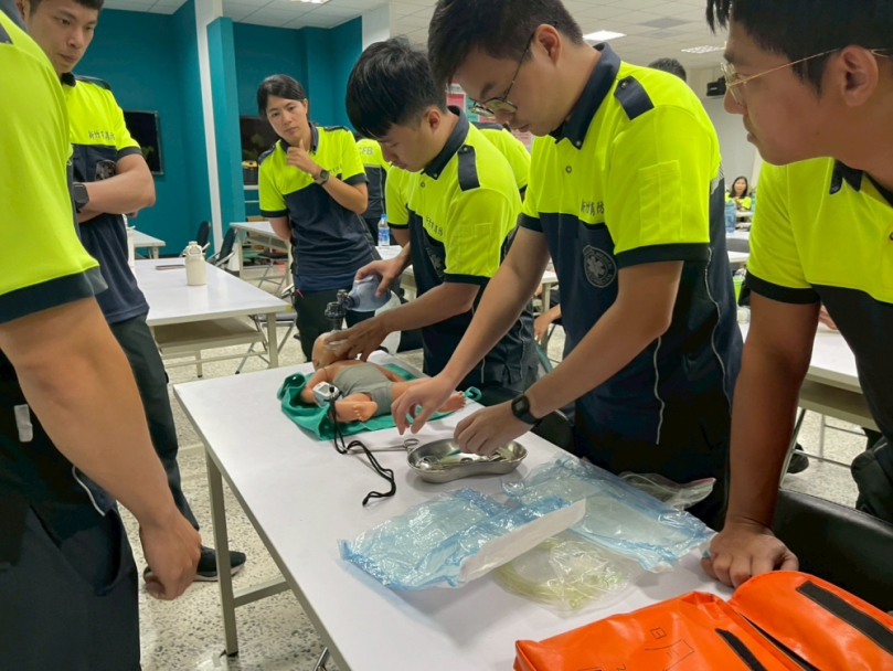 用專業守護每一條寶貴生命   新竹市消防局辦理EMT複訓
