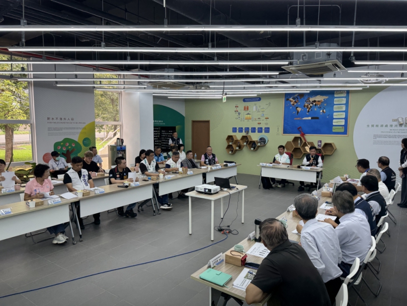 中市議會警消環衛委員會考察外埔綠能園區　府會一體共同推動淨零永續與資源循環政策