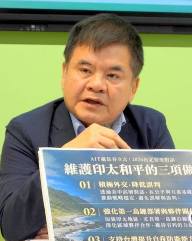 古立言籲加碼投資國防工業無人機產能