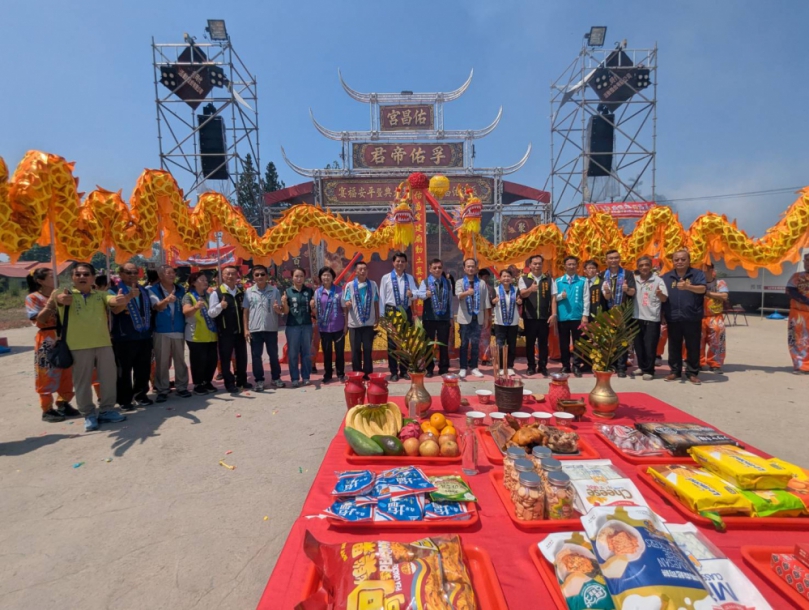 台南將軍漚汪佑昌宮新建工程動土！副巿長姜淋煌與1立委5市議員參與