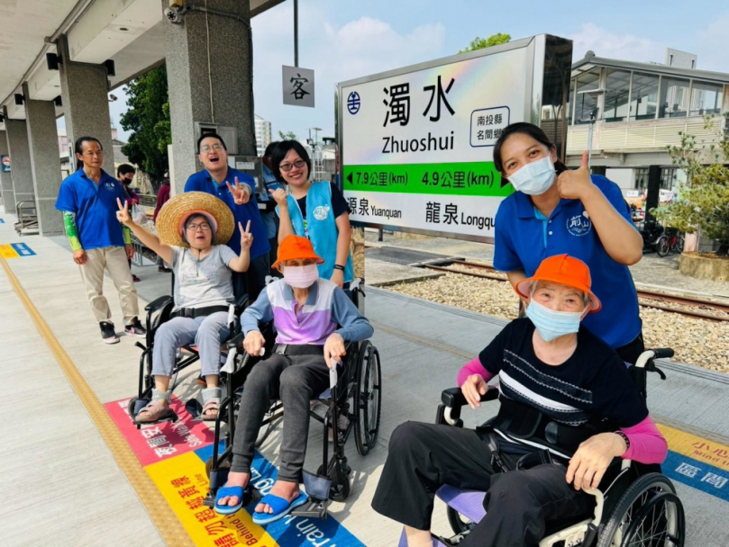 唯一車站旁的名間日照中心展現在地優勢推動懷舊療法（圖1竹秀提供）