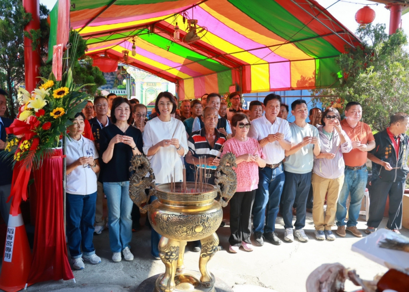 草屯稻香宮福德正神聖誕千秋　許縣長主祭祈求縣境平安（圖3縣府提供）