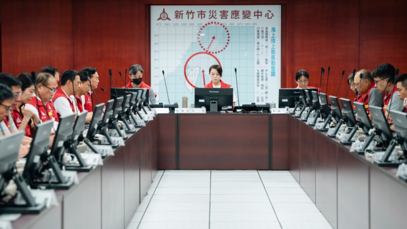 薔琵威脅依蕭  高虹安第三次召開會報  提醒局處持續警戒