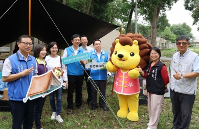 中台灣露營熱潮席捲雲林　張麗善推廣低碳綠色旅遊